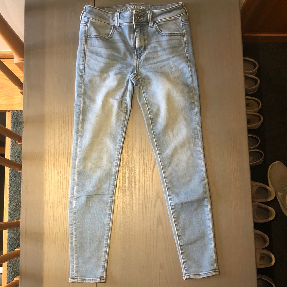 American Eagle High-Waisted Super Stretch Jeans